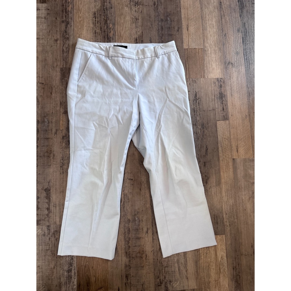Talbots Womens Light Blue Ankle Trousers Size 10 NWT Straight Leg Work Pants